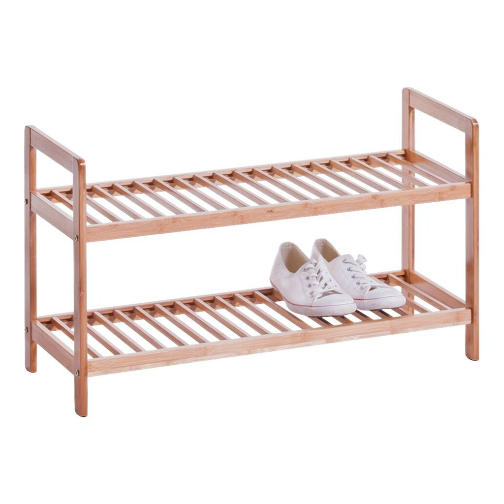 Zeller Schuhregal natur Bambus B/H/T: ca. 70x40x26 cm