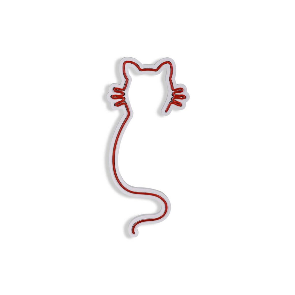 Opviq LED-Wandleuchte rot PVC B/H/T/L: ca. 22x48x2x22 cm