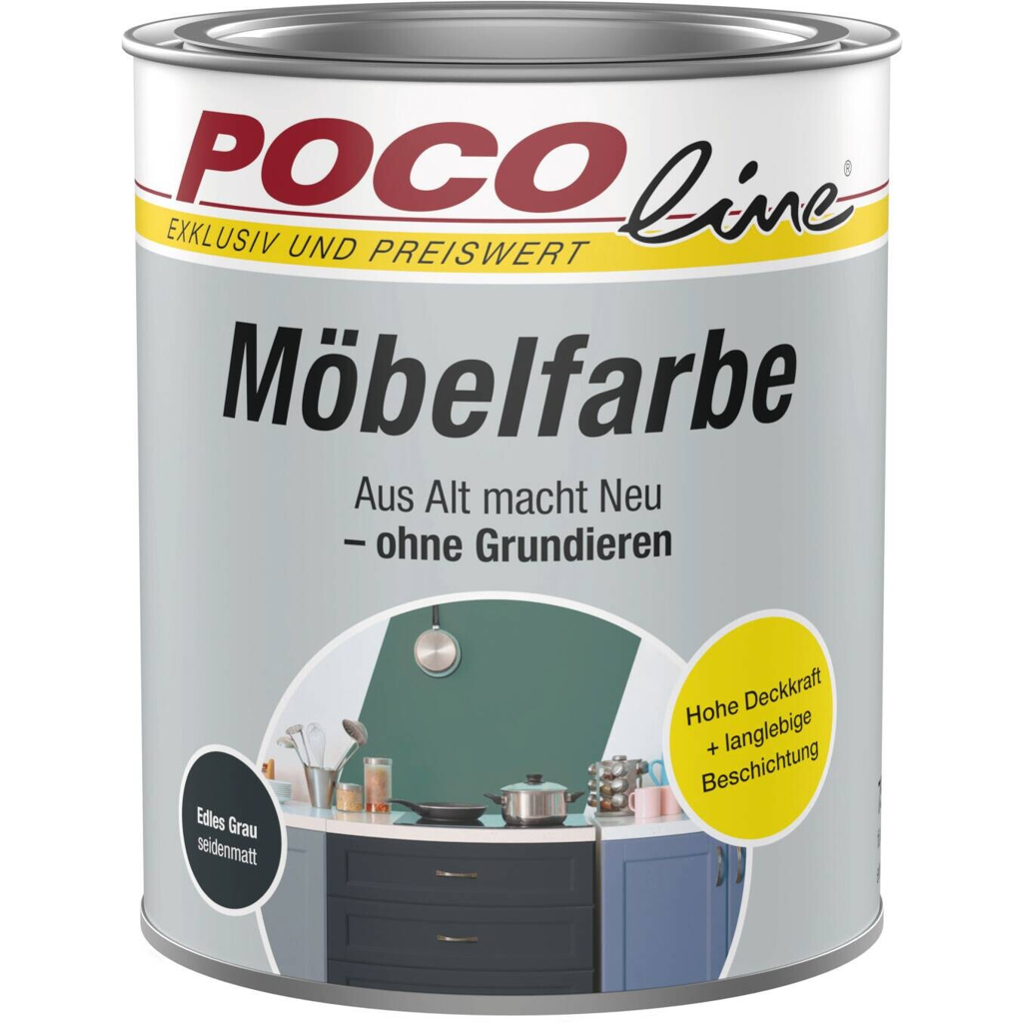 POCOline Buntlack edelgrau ca. 0,75 l