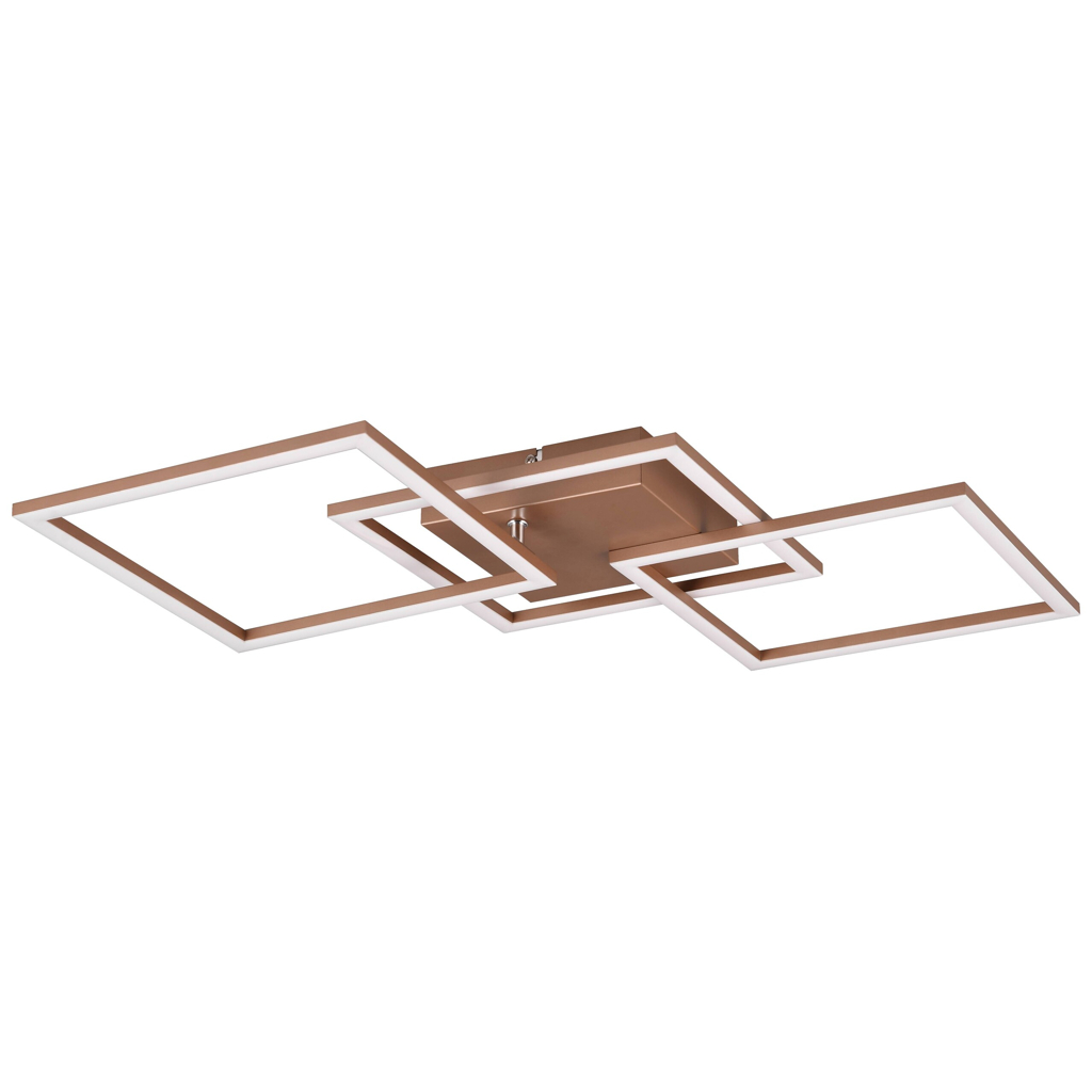 Reality LED-Deckenleuchte Trail Metall B/H/T: ca. 53x53x7 cm