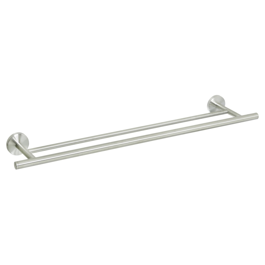 POCOline Doppel-Badetuchstange Milano Chrom Edelstahl H/T/L: ca. 5,5x14x70 cm