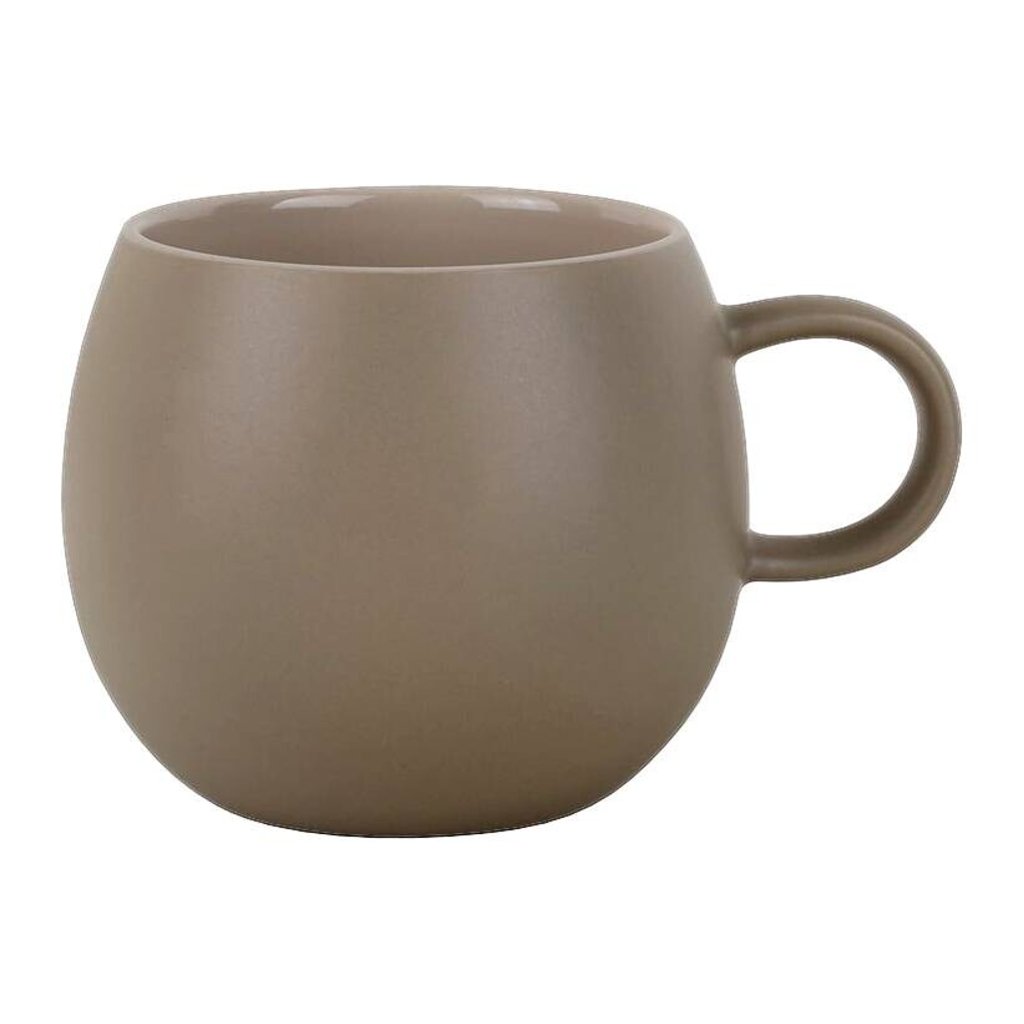 Kaffeebecher beige Steinzeug