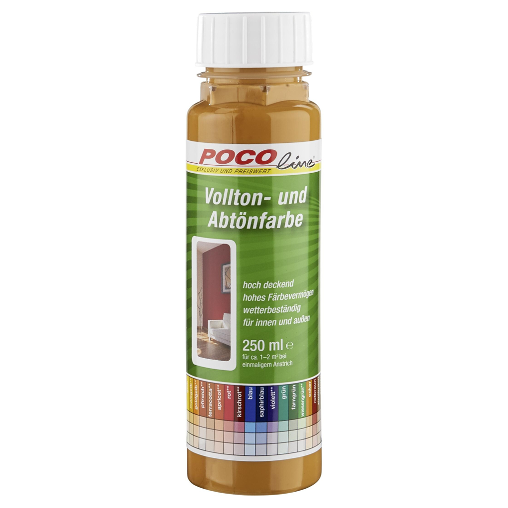 POCOline Vollton- und Abtönfarbe zimtbraun ca. 0,25 l