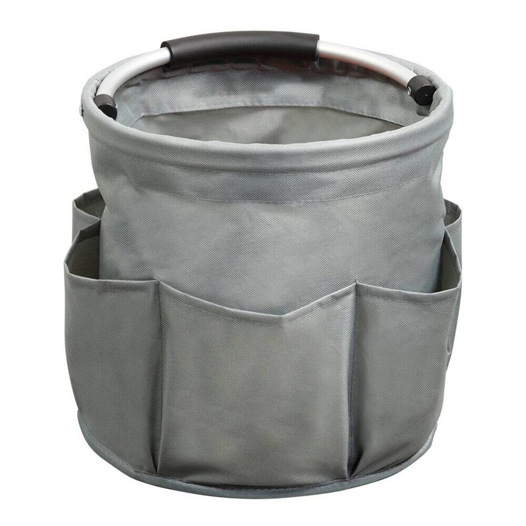 Haushaltshelfer grau Edelstahl B/H/L: ca. 28x26,5x29 cm