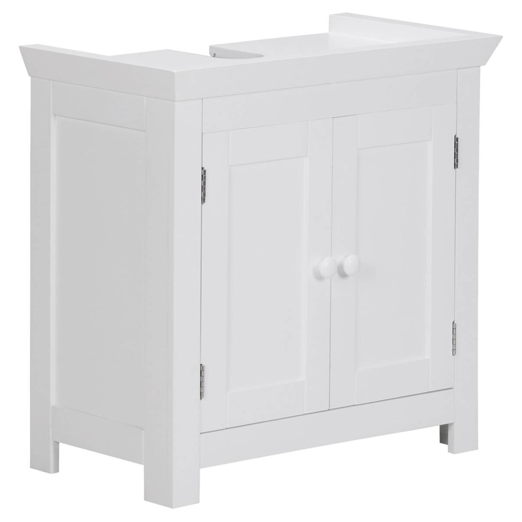 Waschbeckenunterschrank weiß B/H/T: ca. 30x56x57 cm