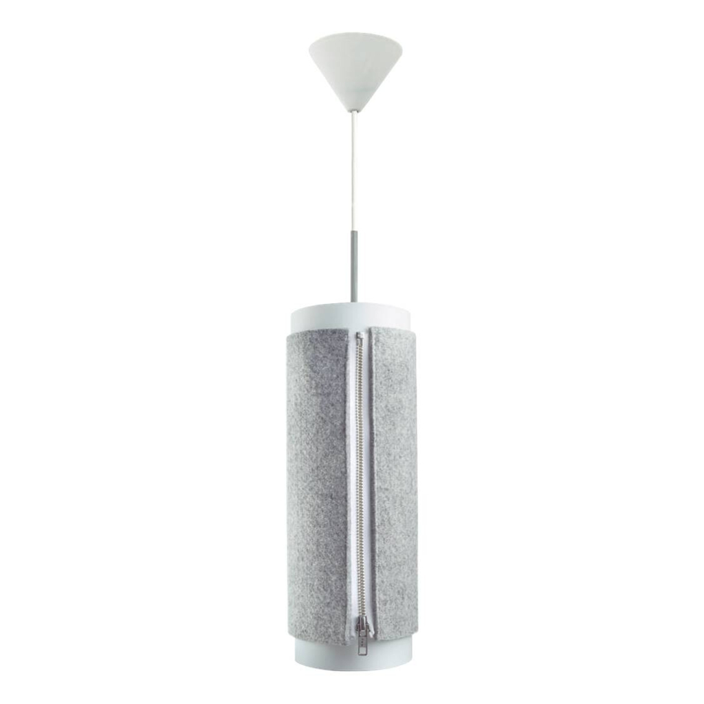 Kayoom Pendelleuchte Zip Star 110 Large grau Polypropylen B/H/L: ca. 19x52x19 cm E27 1 Brennstellen