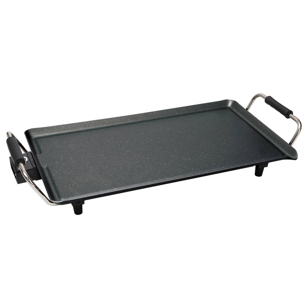 SWISS HOME Grillplatte SH-6629-S schwarz Aluminium B/H/L: ca. 27x11x52,5 cm
