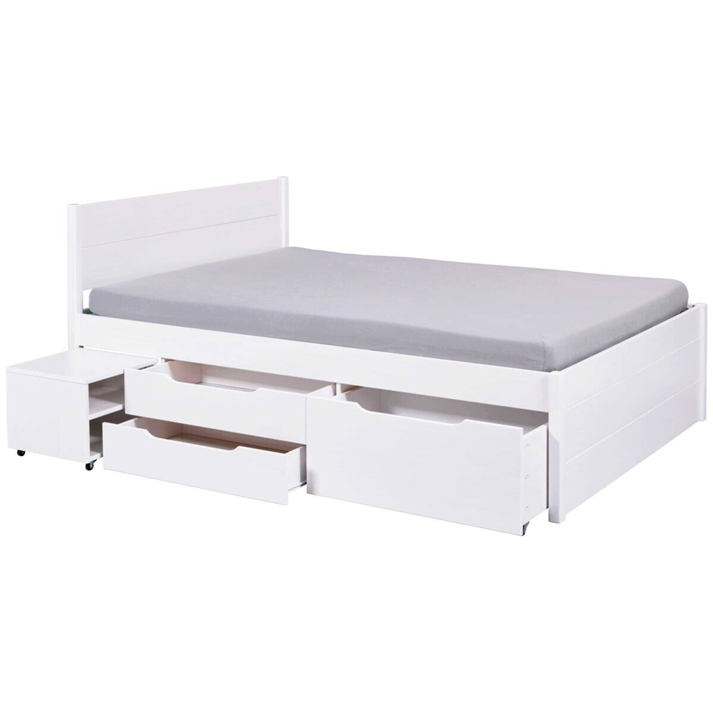 Funktionsbett Efetivo weiß