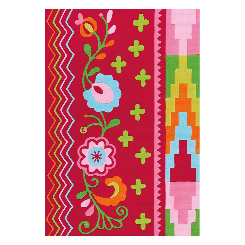 Arte Espina Kurzflorteppich Sam 4144 rosa B/L: ca. 140x200 cm