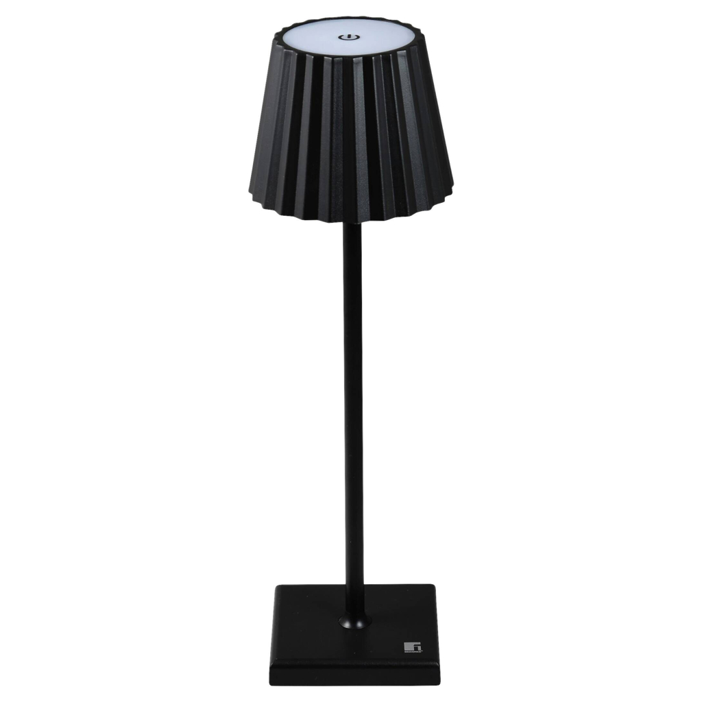 BERGNER LED-Tischleuchte Charcoal schwarz B/H: ca. 11,6x38 cm