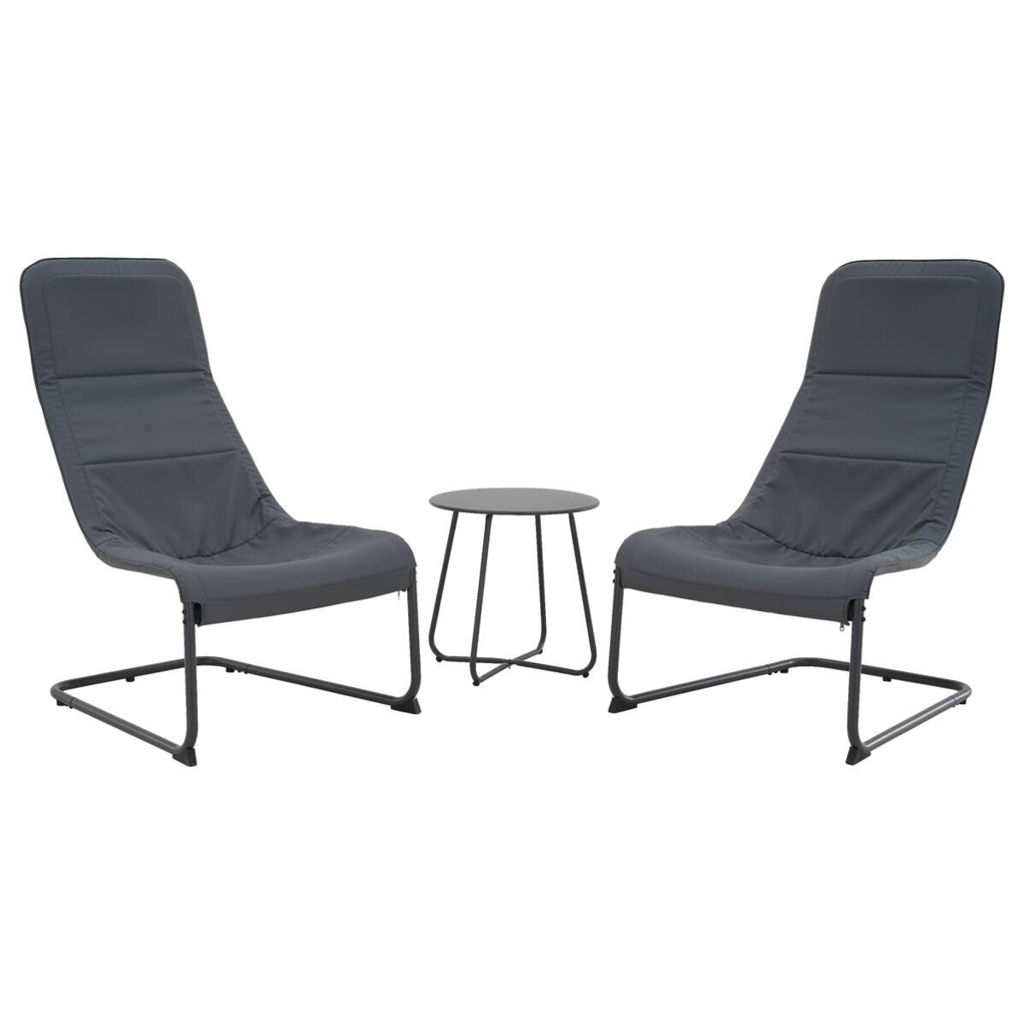 POCOline Balkonset Melfi anthrazit Polyester