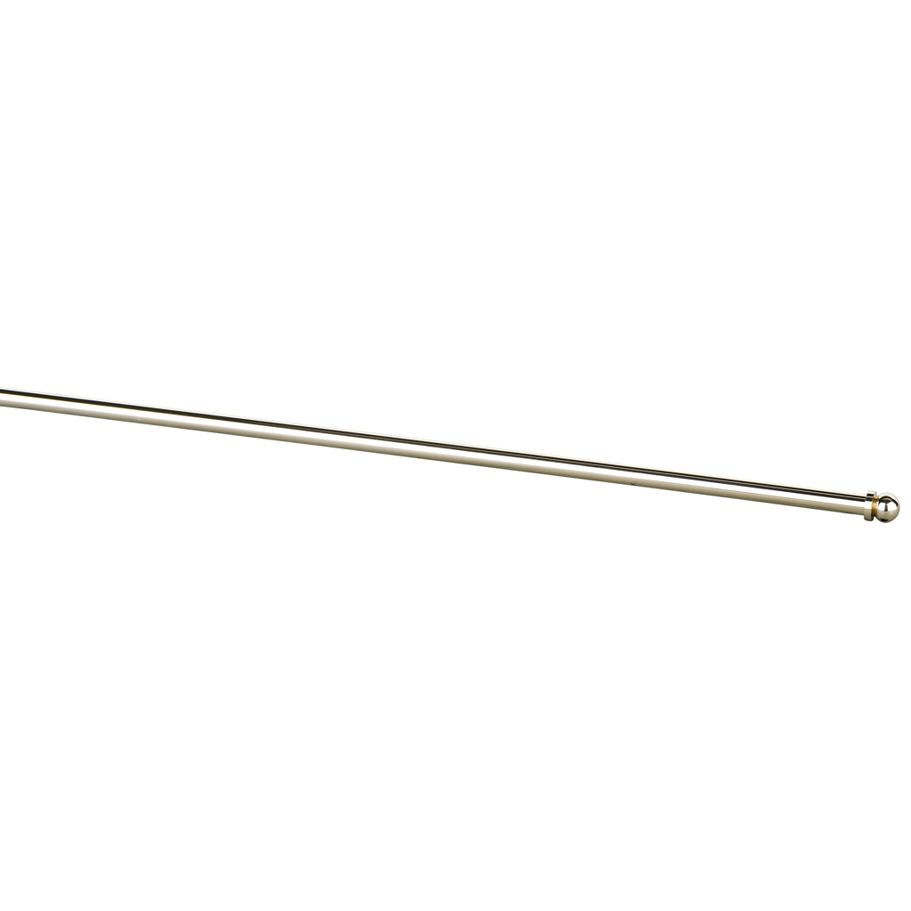 Boviva Vitragenstange Nizza nickel Metall ausziehbar von ca. 40 bis 70 cm 1.0 Läufe