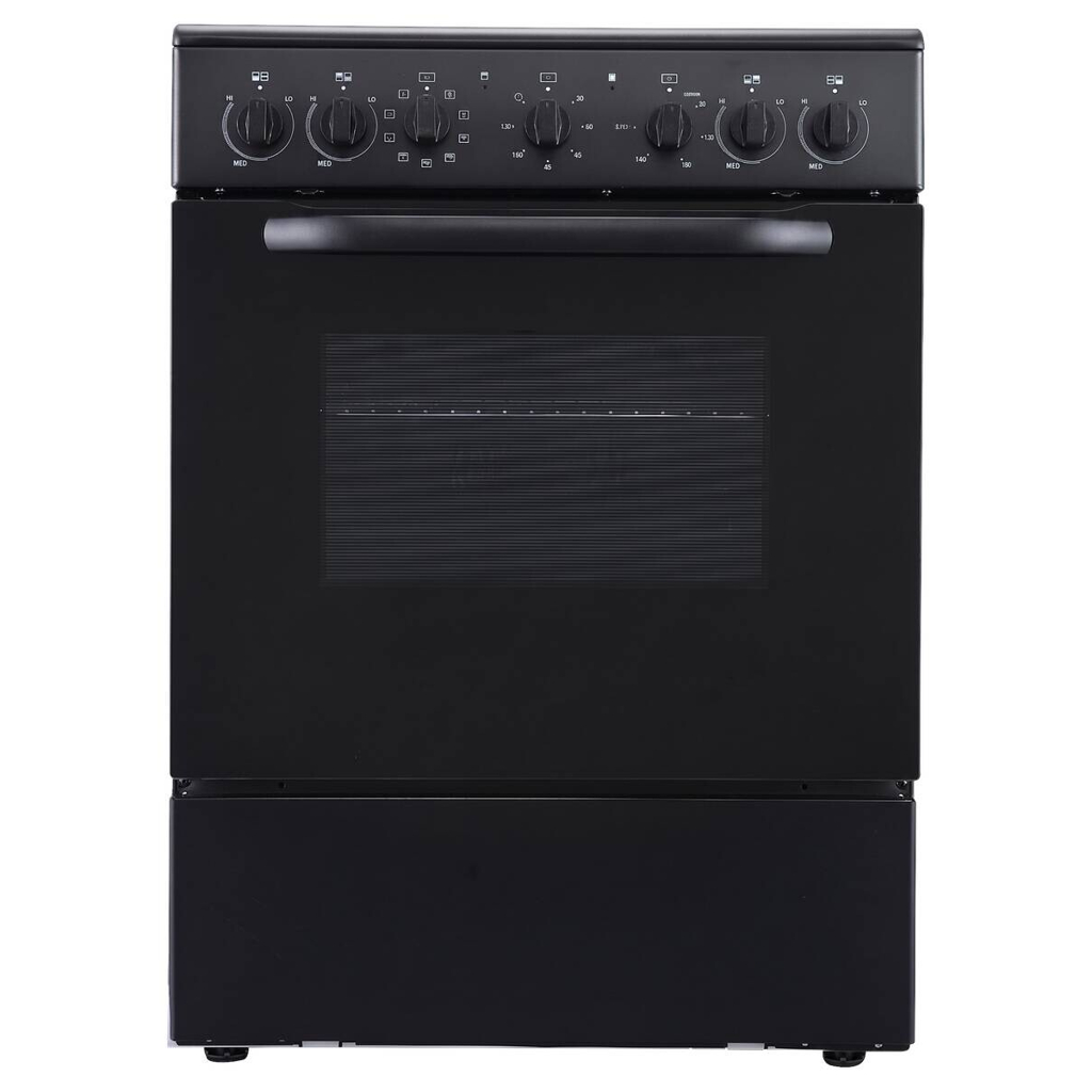 POCOline Stand-Elektroherd EH60GLK65B schwarz B/H/T: ca. 60x83x65 cm