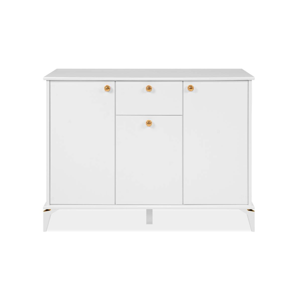 Kommode Izmir weiß Kupfer Nachbildung B/H/T: ca. 120x90x36 cm
