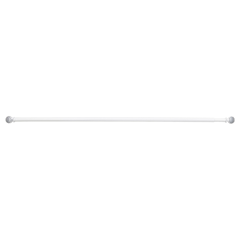 ACUS design collection Bistrostange Kugel weiß Metall ausziehbar von ca. 85 bis 150 cm 1.0 Läufe