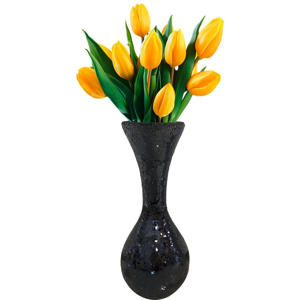 POCOline Vase schwarz Glas
