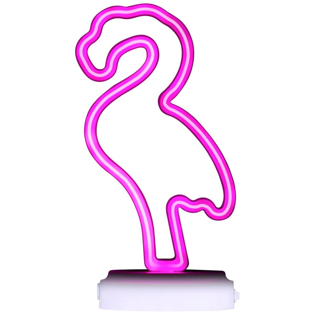 Grundig Neon-Leuchte Flamingo B/H/L: ca. 11,5x5,6x25,5 cm