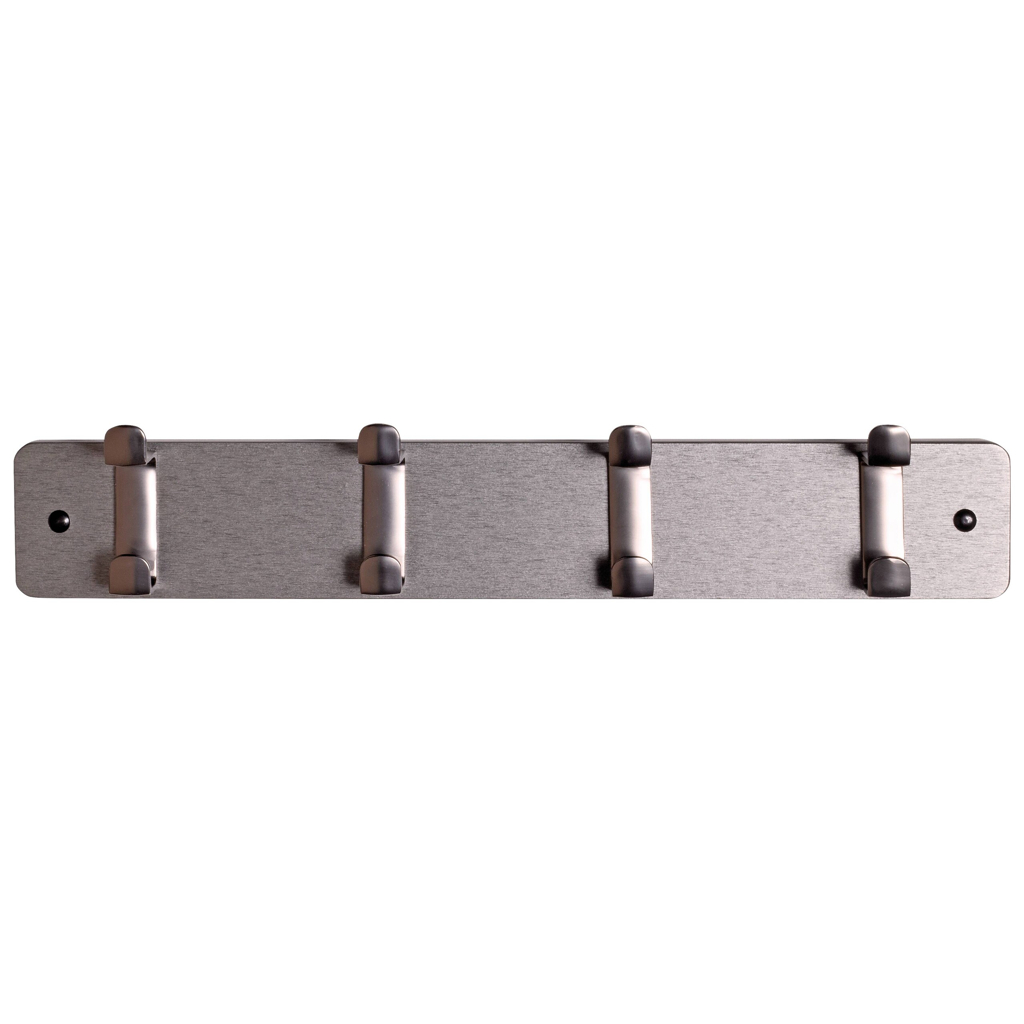 Garderobenleiste  grau Metall B/H/T: ca. 45x7x6 cm