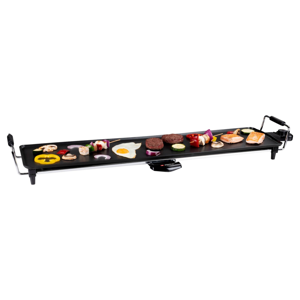 alpina Grill schwarz Metall Kunststoff B/H/T: ca. 87x12x23 cm