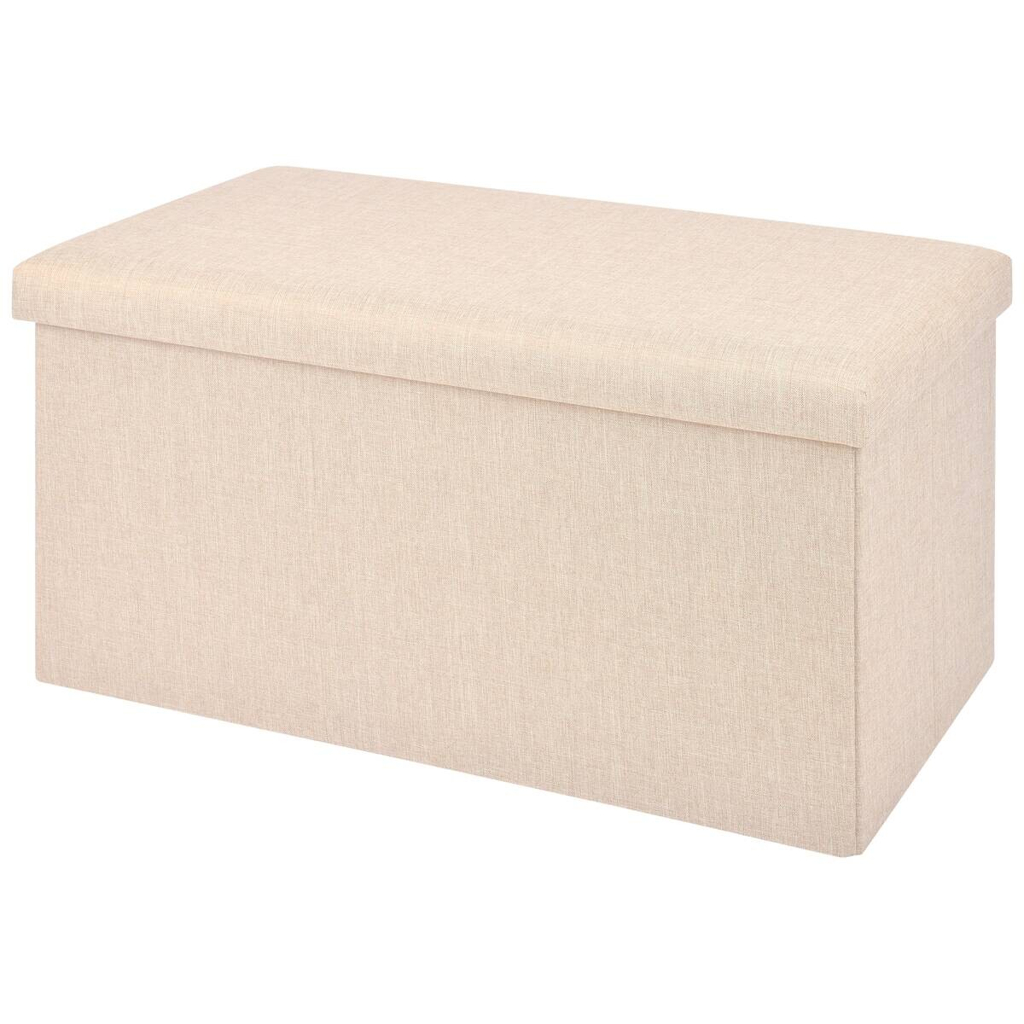 Bank beige B/H/L: ca. 38x38x76 cm