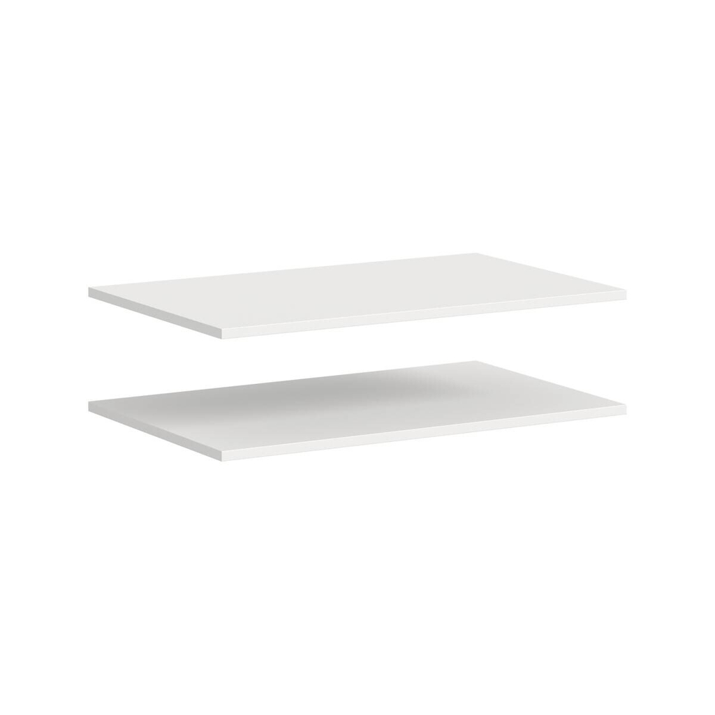 Einlegeböden-Set ZUBEHÖR 2er weiß B/H/T: ca. 77x2x48 cm