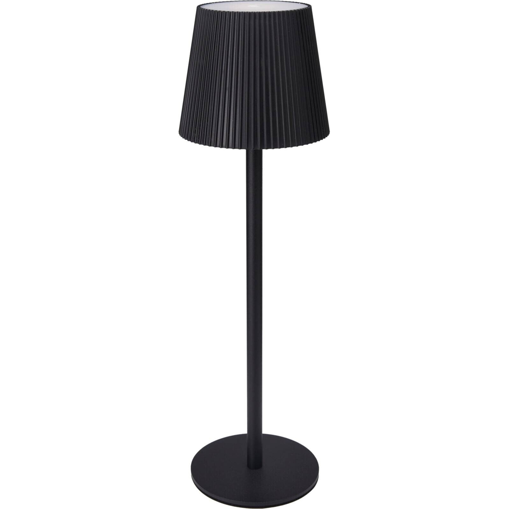 LED-Tischleuchte schwarz Eisen H/D: ca. 36x10,5 cm