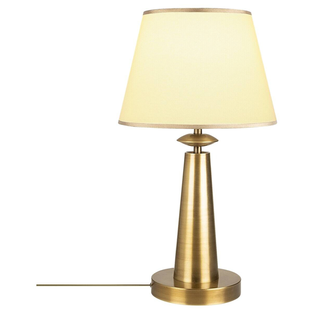 Opviq Tischleuchte Pardo bronze Metall Stoff B/H/T/L/D: ca. 30x55x30x30x30 cm E27 1 Brennstellen