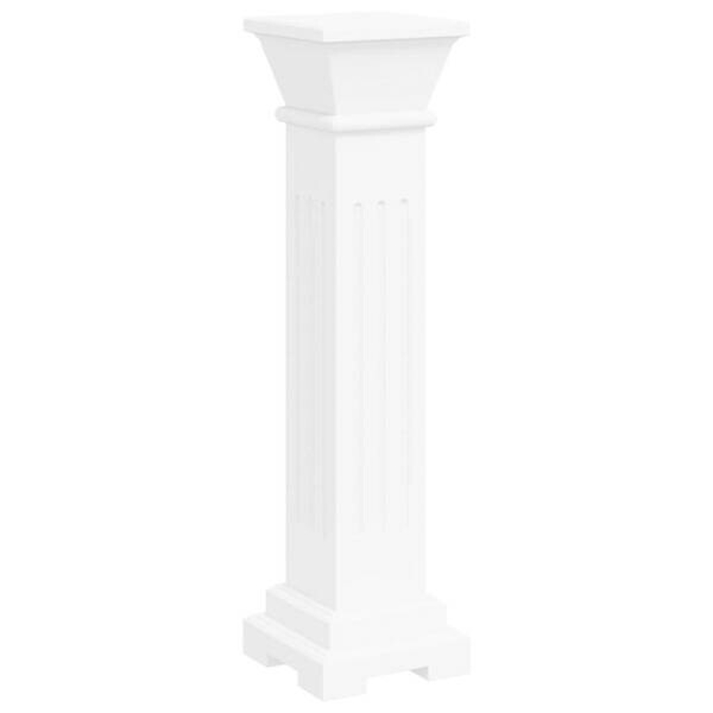 vidaXL Pflanzenständer weiß MDF B/H/L: ca. 17x66x17 cm