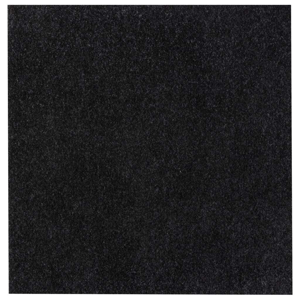 Teppichfliese Filz anthrazit B/L: ca. 40x40 cm pro Stück