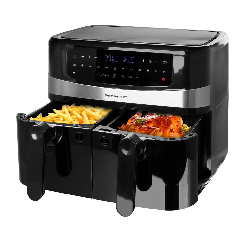 Emerio Heißluftfritteuse  AF-126672.4 schwarz Metall B/H/L: ca. 41x36x45 cm ca. 9 l