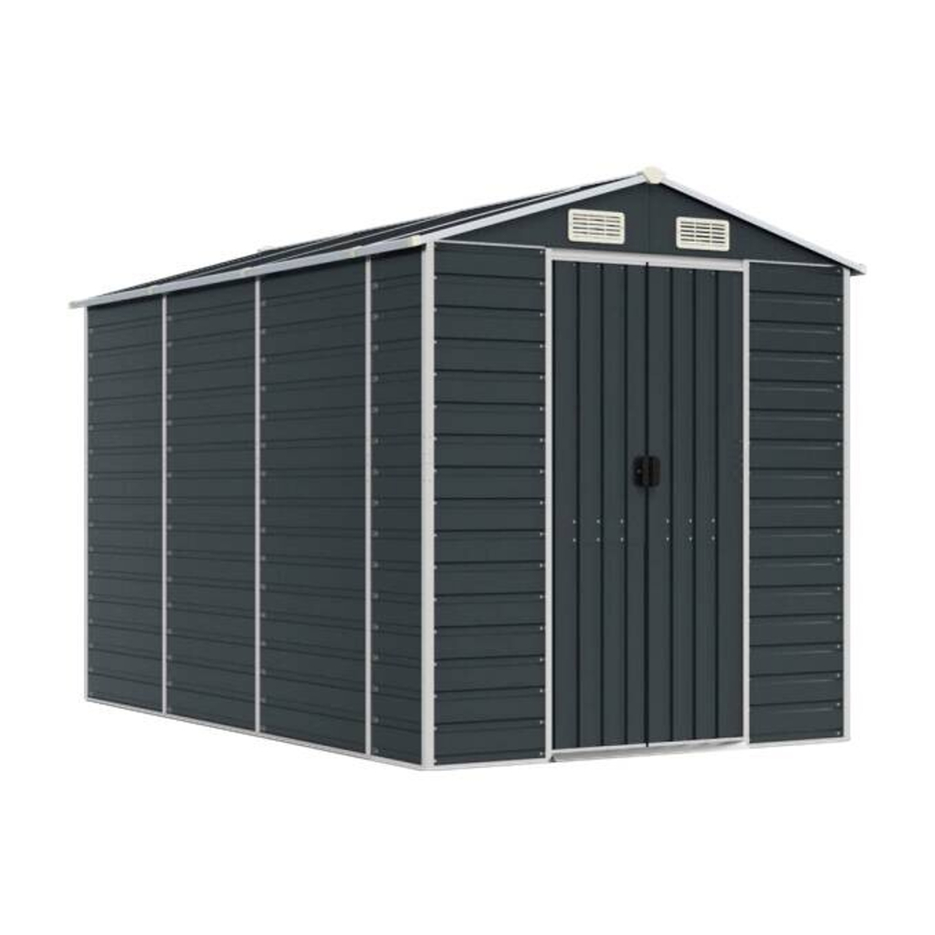 vidaXL Gartenhaus anthrazit B/H/T: ca. 191x198x300 cm