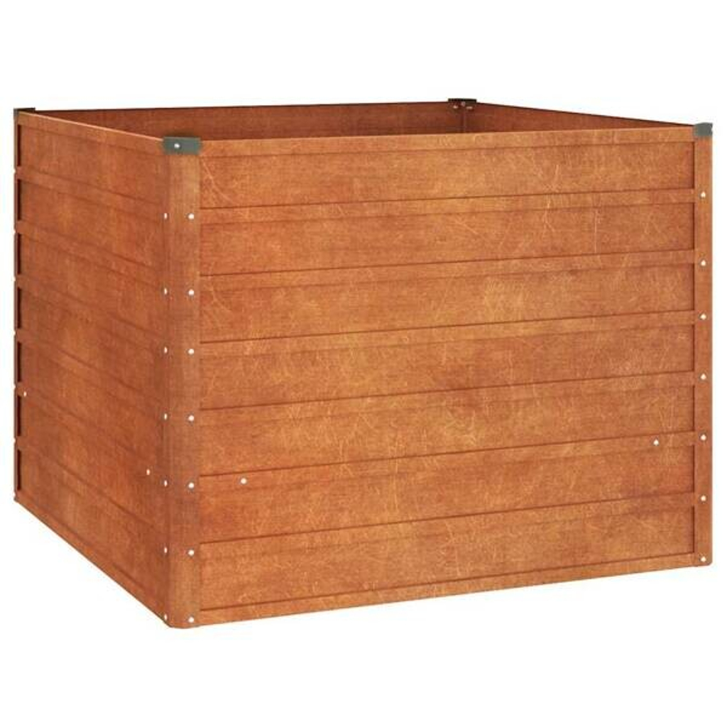 Hochbeet braun Stahl B/H/L: ca. 100x77x100 cm