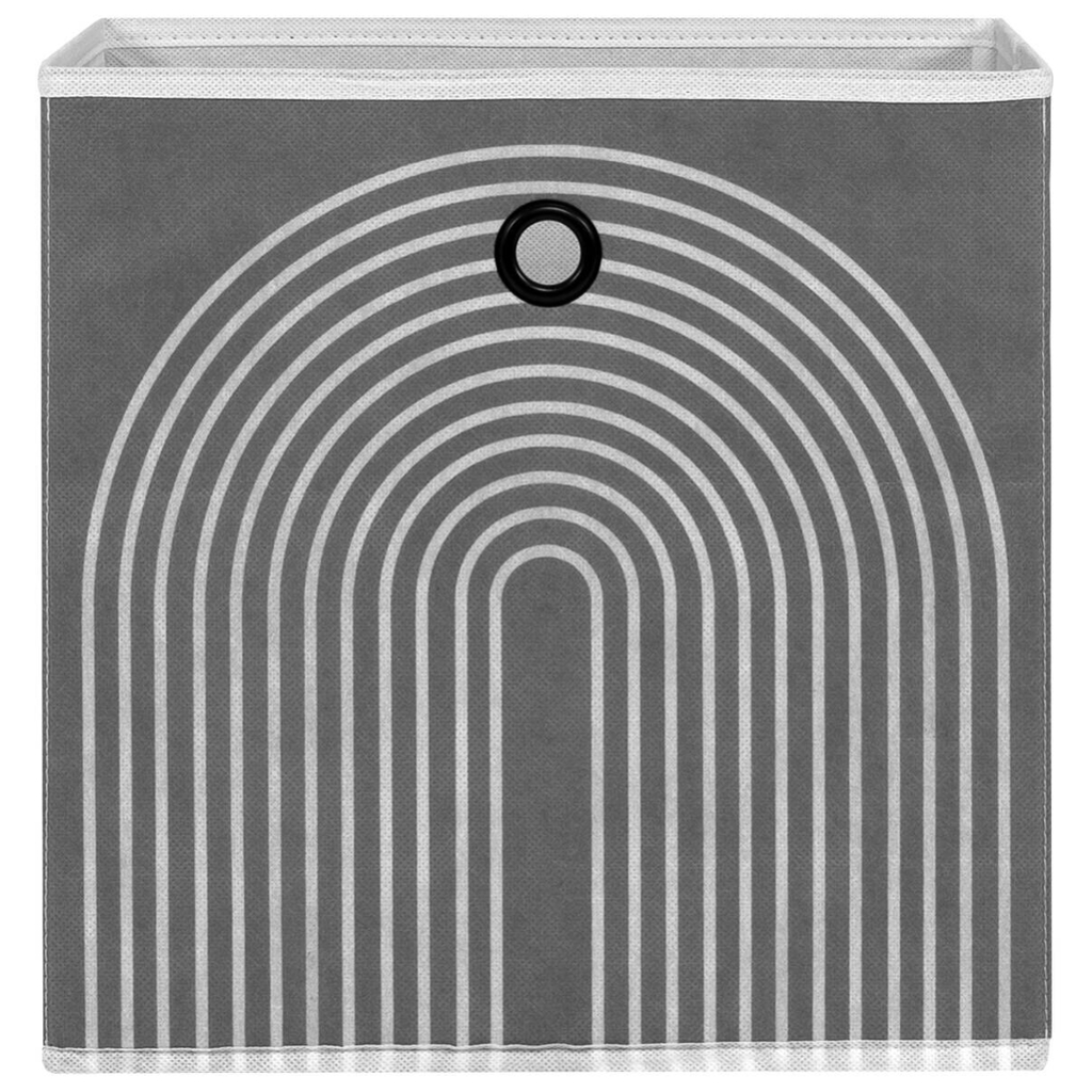 Motivbox Motivbox 1 grau weiß B/H/T: ca. 32x32x32 cm