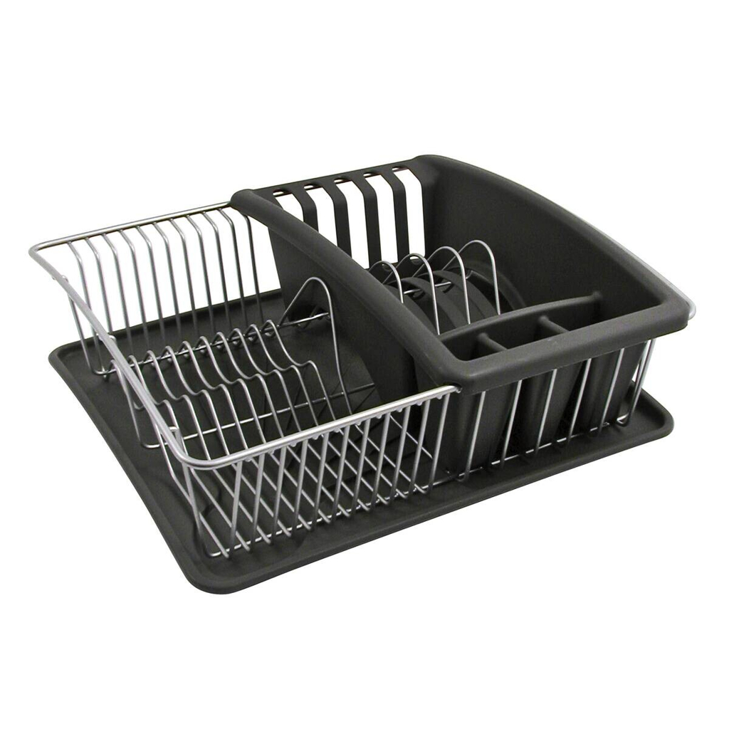 Metaltex Spülkorb grau Metall B/H/L: ca. 36x12x32 cm