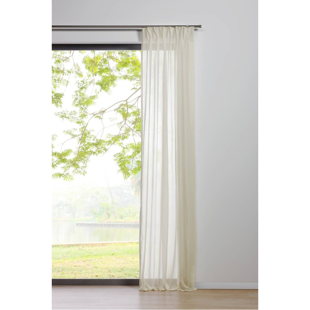 Kombivorhang PURE ecru B/L: ca. 135x245 cm