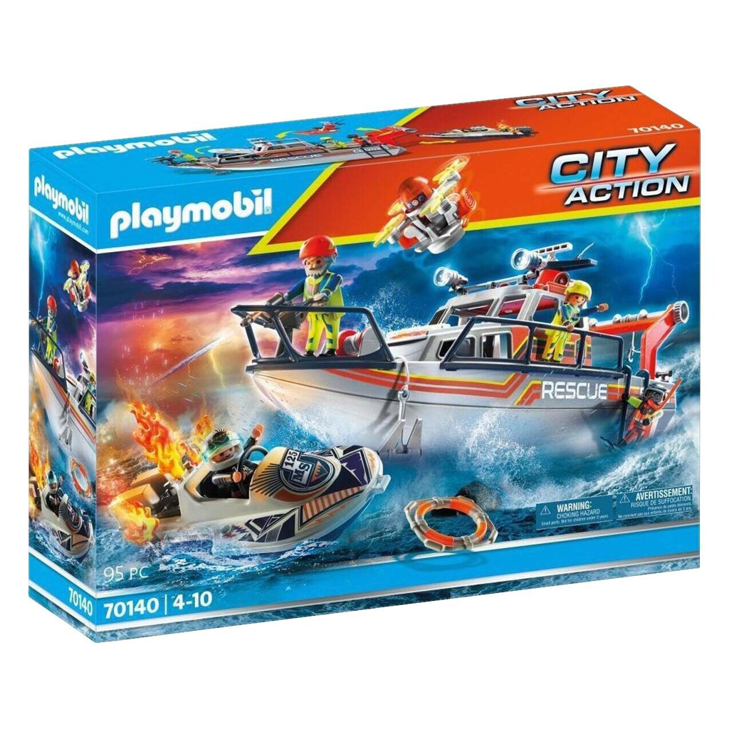 Playmobil City Action Seenot Löscheinsatz Rettungskreuzer 70140