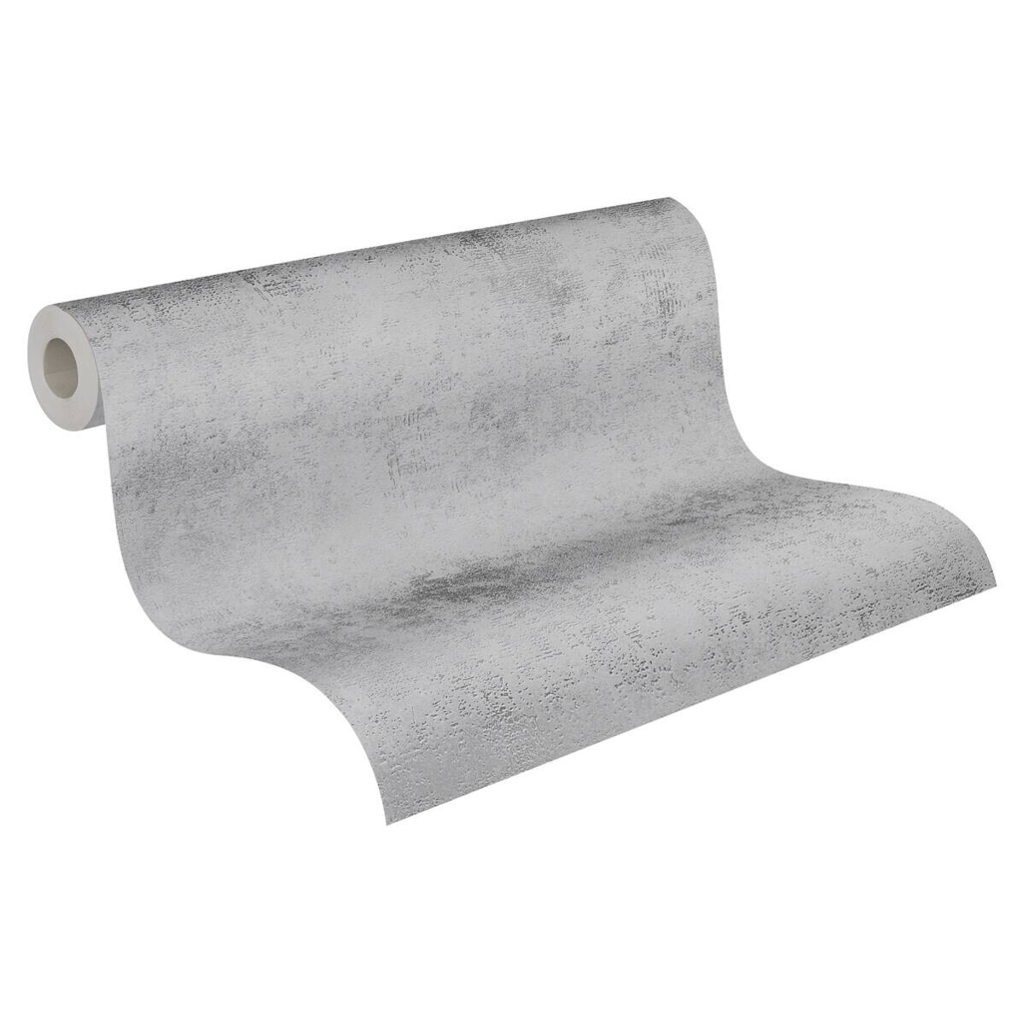 A.S.Creation Vliestapete silber grau B/H/D: ca. 53x1005x9,2 cm
