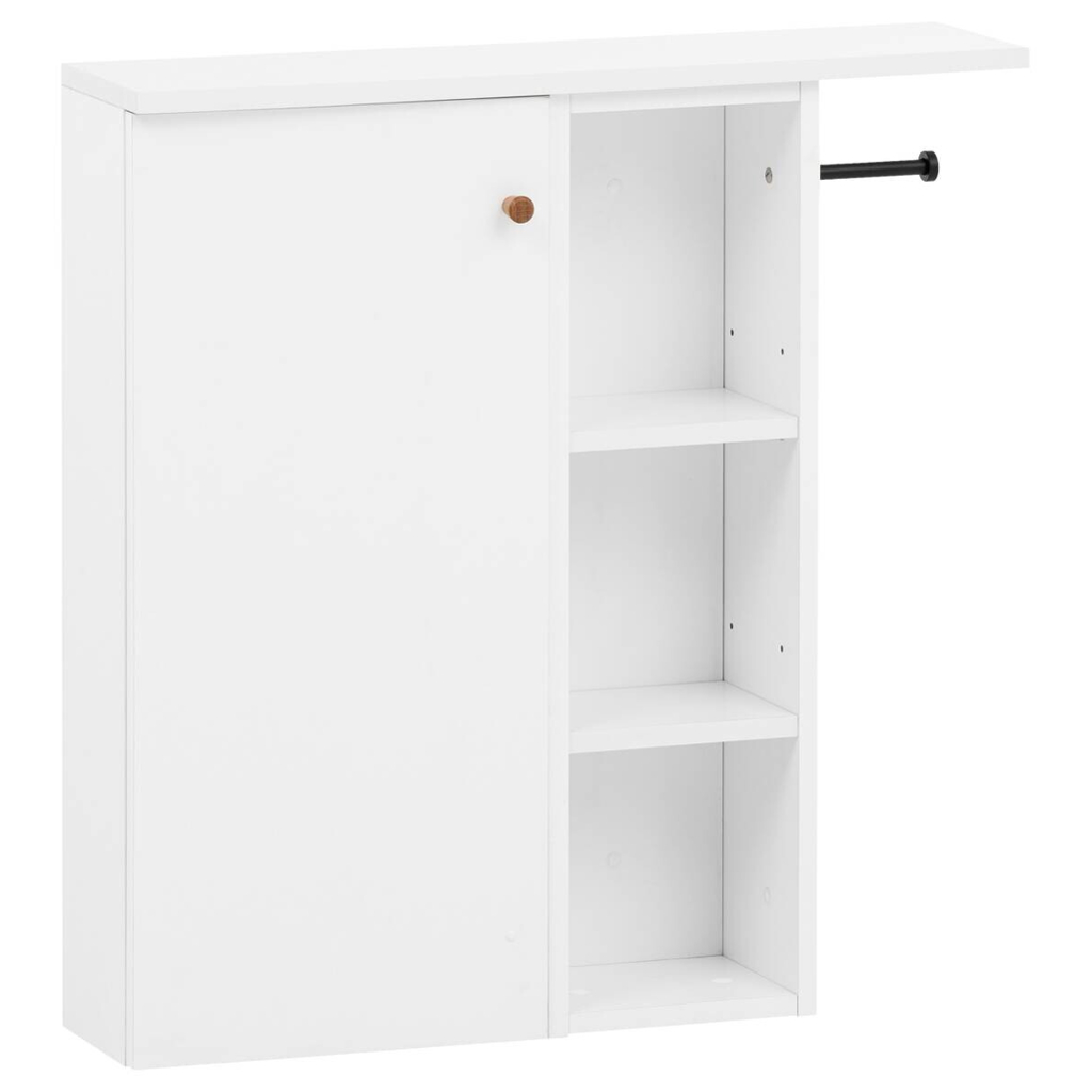 Unterschrank Bjarne weiß matt B/H/T: ca. 70,7x74,3x17 cm