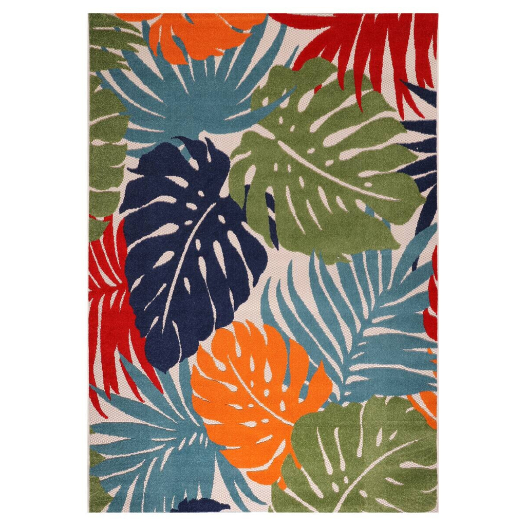 Sanat Outdoorteppich FLORAL bunt B/L: ca. 80x200 cm