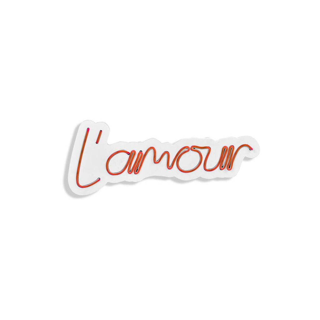 Opviq LED-Wandleuchte rot PVC B/H/T/L: ca. 41x18x2x41 cm