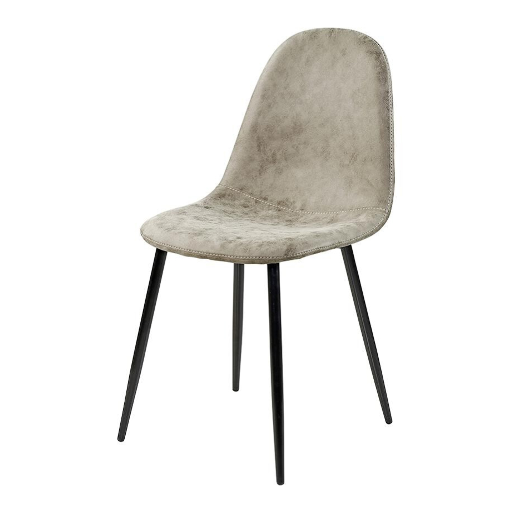 Stuhl  graubraun Vintage B/H/T: ca. 42x85x55 cm