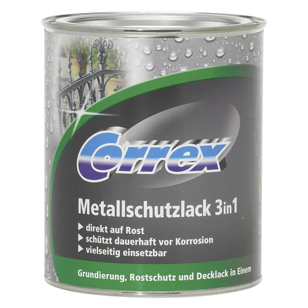 Correx Metallschutzlack anthrazit glänzend ca. 0,25 l