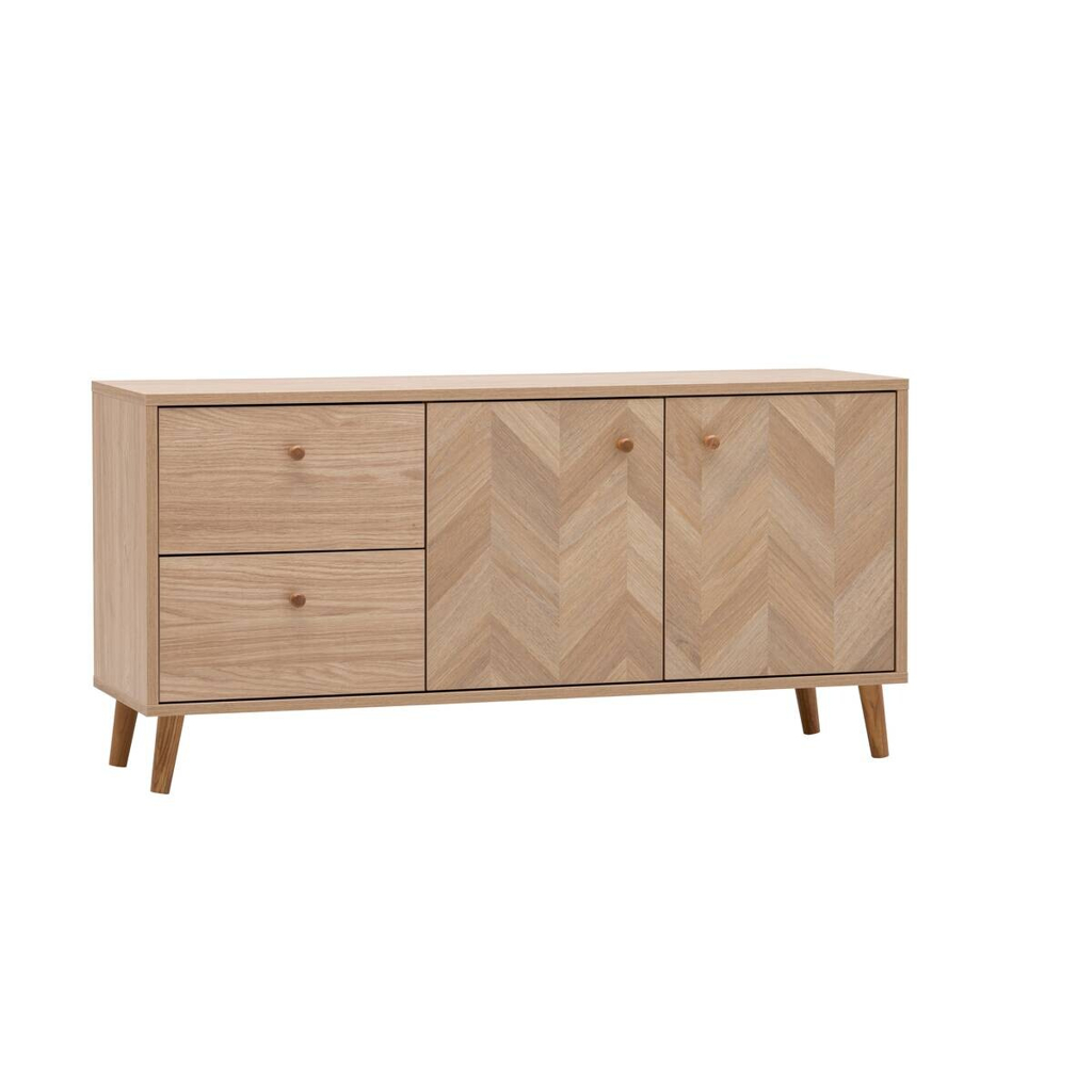 Lowboard Visby Eiche B/H/T: ca. 109x44,1x33,05 cm