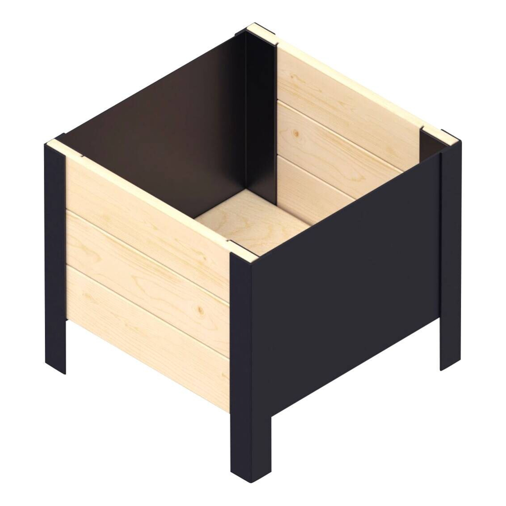 UPYARD Hochbeet MODERN natur Holz B/H/L: ca. 36x32x36 cm