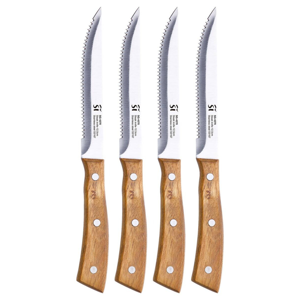 SAN IGNACIO Steakmesser COMPACT silber Edelstahl L: ca. 13 cm