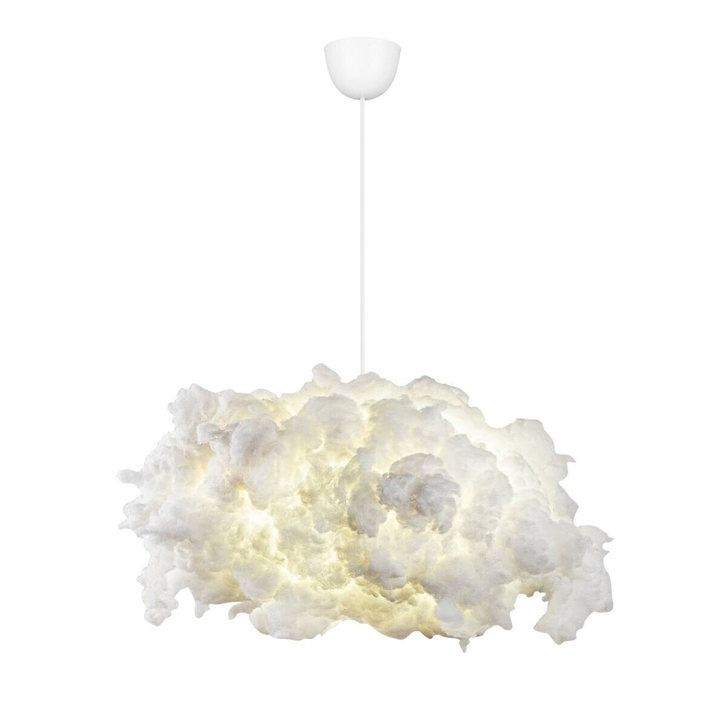 Opviq Pendelleuchte Serenity weiß B/H/T/L: ca. 60x80x45x60 cm E27 1 Brennstellen