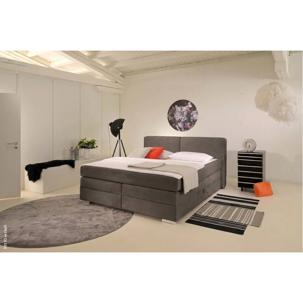 Boxspringbett Happy schoko Liegefläche B/L: ca. 160x200 cm