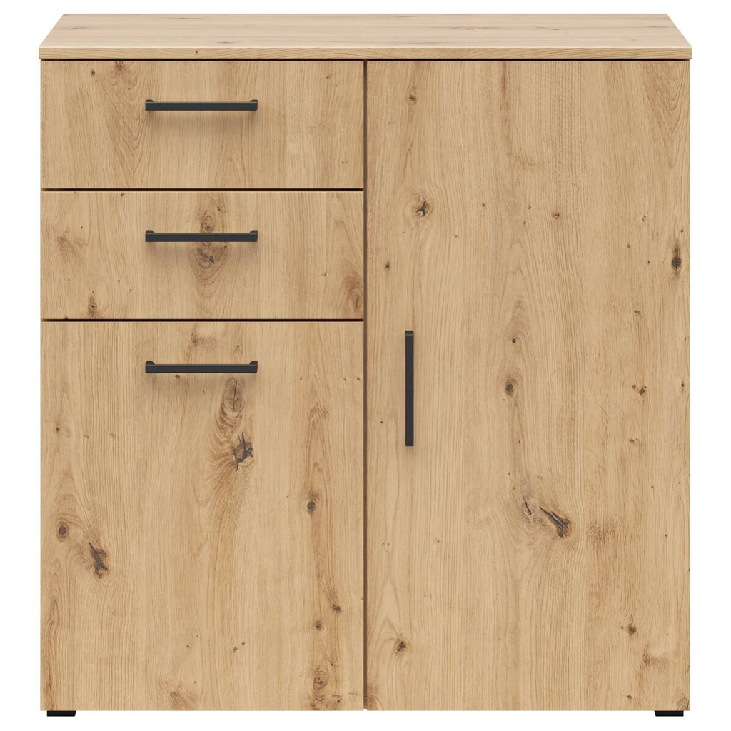 Kommode Multi-Stauraum Typ 26 Eiche Artisan Nachbildung B/H/T: ca. 80x83x40 cm