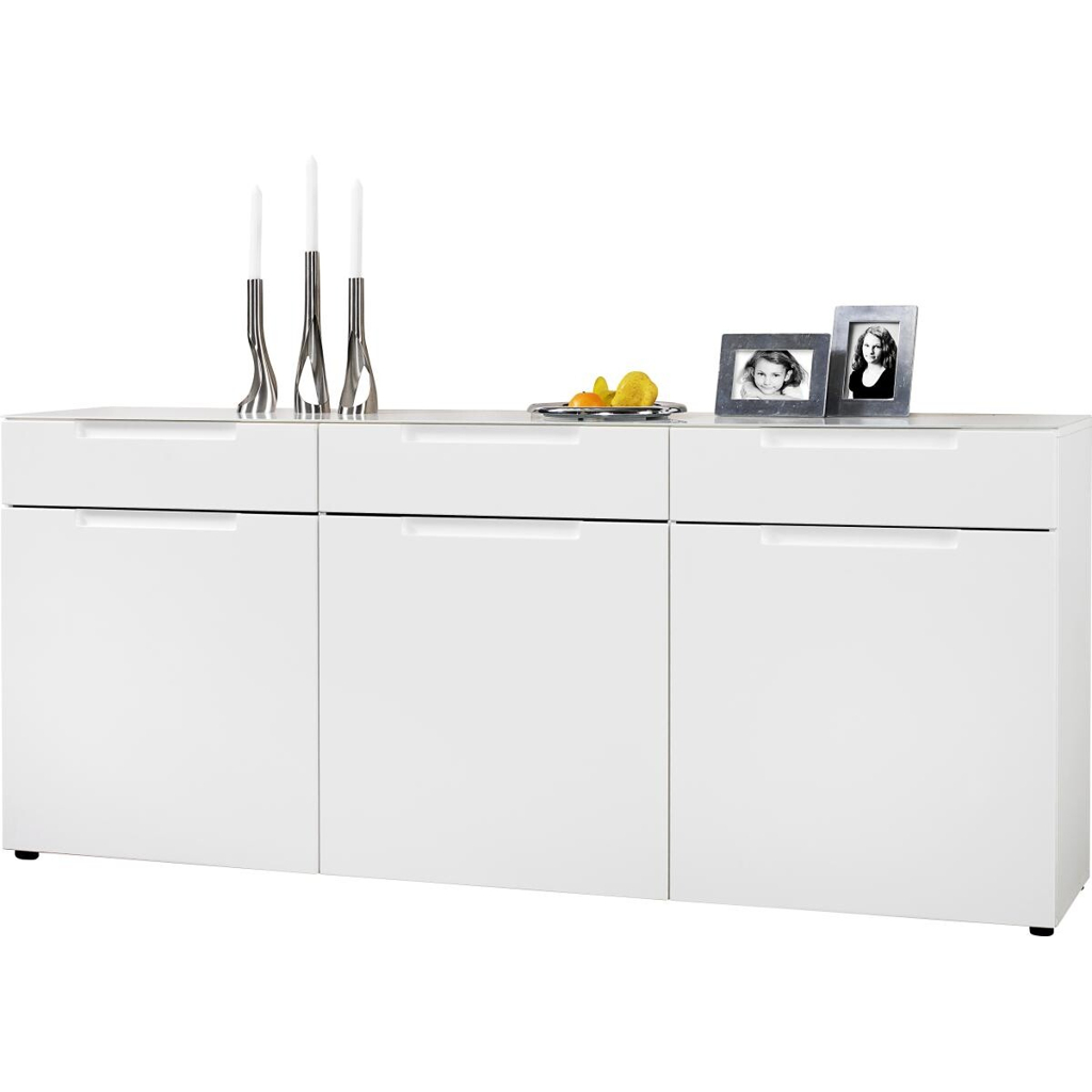 Sideboard Mailand weiß Hochglanz B/H/T: ca. 192x83x40 cm