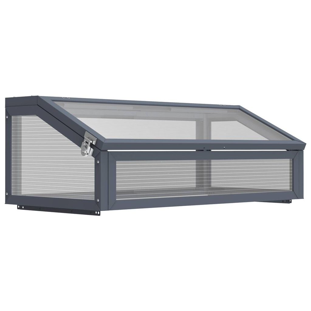 Westmann Frühbeetaufsatz Tega grau B/H/L: ca. 100x36x50 cm 602206400